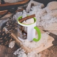 thumbnail image 5 of 3dRose, Carnival Masks., 15oz Two-Tone Green Mug, 5 of 7