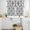 White Black, variant on Halloween Horrible Skull Kitchen Curtains Sets for Windows 24 Inch Length, Black White Flowers Skeleton Art Rod Pocket Window Treatments Tier Curtains and Valances Set for Bedroom/Bathroom