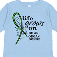 thumbnail image 4 of Inktastic Life Grows On- be an Organ Donor Boys or Girls Long Sleeve Toddler T-Shirt, 4 of 5