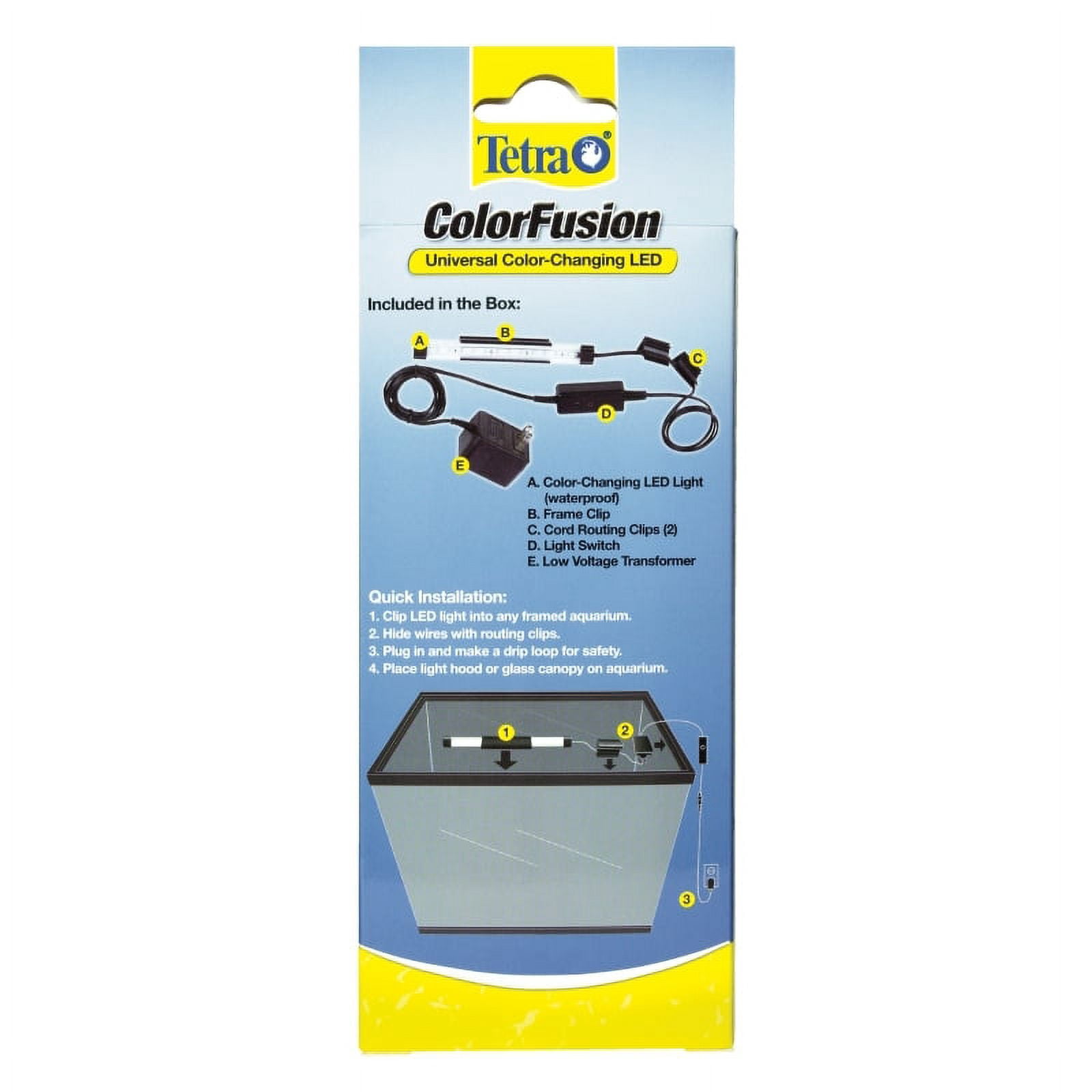 Tetra Colorfusion Glass Universal Color-Changing LED Light