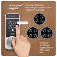 thumbnail image 5 of Lockly Visage Zeno Series Cerradura inteligente, reconocimiento facial y huella digital, cerradura de puerta de entrada sin llave, cerrojo Wi-Fi integrado con llave de inicio de Apple, teclado PIN Gen, 5 of 5