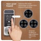 thumbnail image 5 of Lockly Visage Zeno Series Cerradura inteligente, reconocimiento facial y huella digital, cerradura de puerta de entrada sin llave, cerrojo Wi-Fi integrado con llave de inicio de Apple, teclado PIN Gen, 5 of 5