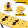 thumbnail image 6 of DNA MOTORING TOOLS-00454 Adjustable Workbench - Portable Foldable Multi-Purpose, with Measuring Ruler and Protractor - Ideal for Garage, Home, DIY, and Carpentry, 6 of 7