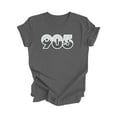 thumbnail image 1 of 905 Hamilton Ontarion Canada Area Code City Skyline Gift - Unisex T-Shirt - Inspired X, 1 of 1