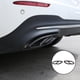 thumbnail image 4 of Cubierta de Tubo de escape Cola Acero inoxidable 2 Piezas GLC, 4 of 8
