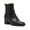 Black, variant on Womens Moore Faux Leather Block Heel Ankle Boots