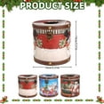 Christmas Deals Roll Box Round Tissue Box Standing Toilet Paper Holder