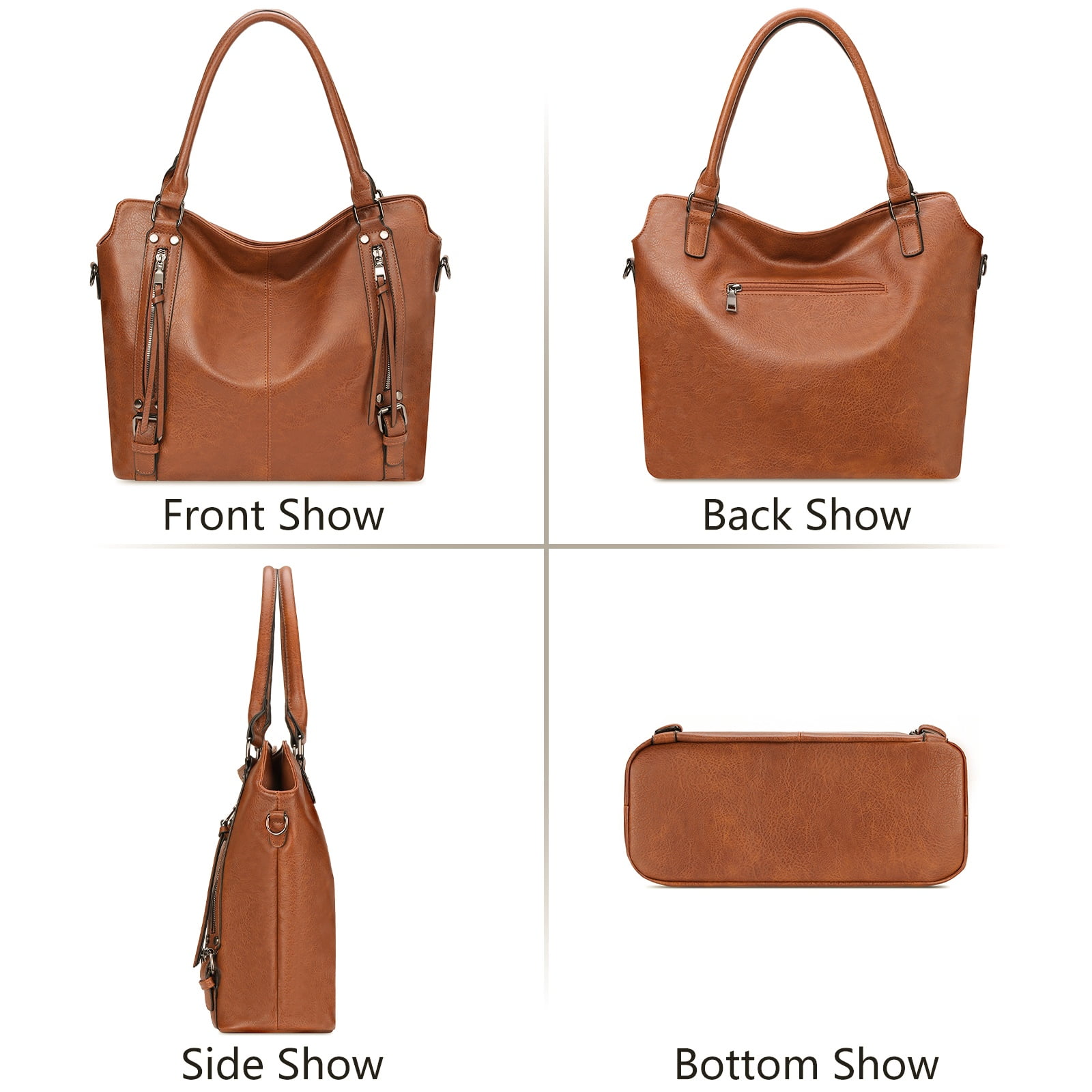 SENDEFN Tote Bag for Women Leather Shoulder Bags Fashion Sling Bags and Handbags with Adjustable Shoulder Strap