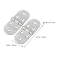 thumbnail image 3 of 2pcs Folding Dining Table Hinge Sewing Machine Tray Folding Table Small Hinge, 3 of 6