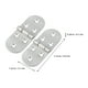 thumbnail image 2 of WEUVEB 2Ud Bisagras Pequeñas De Inoxidable Para Gabinete Oculto Y Alta Durabilidad Plateadas, 2 of 8