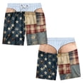 thumbnail image 2 of Cheeky Trunks Mens Swim Trunks Funny Hairy Butt Novelty Beach Humor Cheeky Shorts for Men, 2 of 5