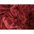 thumbnail image 5 of Home Must Haves Burgundy Super Soft Warm Plush Microfiber Unisex Adults & Teens Throw Bed Blanket, 5 of 6