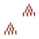 thumbnail image 4 of Cateissary 50 Uds simulación de frutas falsas accesorios vegetales Rojo 2piezas, 4 of 6
