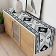 thumbnail image 4 of Brown Beige Boho Table Runner - 72 Inch Long, Kitchen Dining Table Runner Dresser Scarves, Southwestern Ethnic Abstract Geometric Farmhouse Decor for Coffee Tables Wedding Party Banquet, 4 of 8