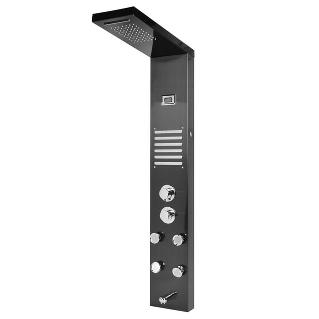 Shower Column,G1/2 Stainless Steel Shower Shower Panel Set Shower Tower High-Intensity Output