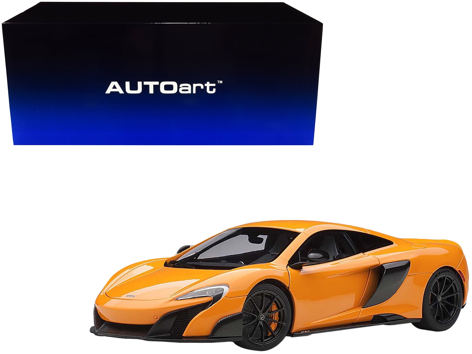 Compre 1:18 Autoart Diecast McLaren 675LT Laranja Modelo