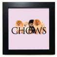 thumbnail image 1 of Chow Chinese Pet Hair Art Deco Fashion Black Square Frame Picture Wall Tabletop, 1 of 3
