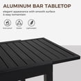 thumbnail image 5 of Grand Patio Outdoor Expandable Dining Table for 4-6 Person, Aluminum Tabletop & Steel Legs, 29.75''H, 5 of 10