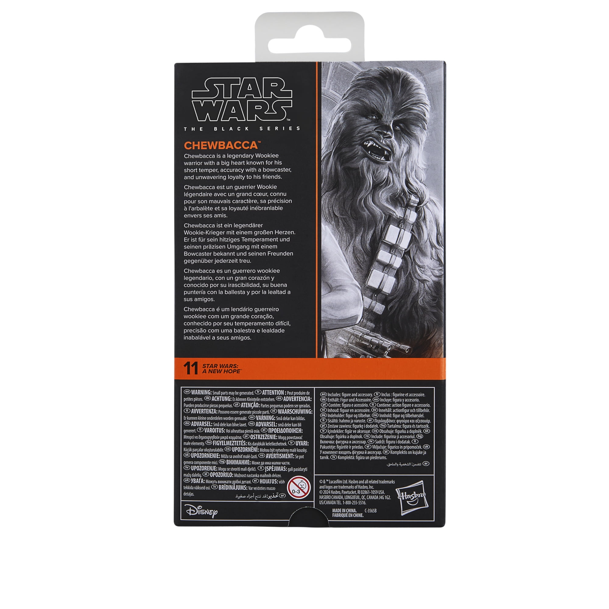 Star Wars The Black Series Chewbacca, Star Wars: A New Hope Collectible Action Figure (6”)