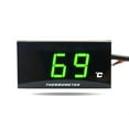 thumbnail image 1 of TFixolMotorcycle Digital Thermometer Quad Square Instrument Water Temperature Meter Gauge,Blue Light Digital Hygrometer Humidity Temperature Meter, 1 of 7