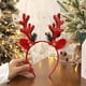 thumbnail image 4 of Diademas navideñas con orejas de Reno para mujer y niña, decoración navideña, diademas de Cosplay para fiesta, decoración navideña, 4 of 4