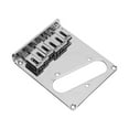 thumbnail image 4 of Fixed Guitar Bridge, 5 Mounting Holes Saddle Bridges Metal Scratch Resistant Glossy Surface Lightweight  for TL Electric Guitars, 4 of 7