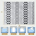 thumbnail image 6 of Nefoso Low Pile Area Rug, 5ft x 8ft Washable Area Rugs for Living Room Bedroom Decor, Non-Slip Carpet, Modern Geometric, Gray & White, 6 of 6