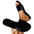 thumbnail image 3 of Slippers for Women,Men's And Summer Indoor Non Leisure Bathroom Soft Soled Slippers,Womens Slippers,Black,5.5, 3 of 9
