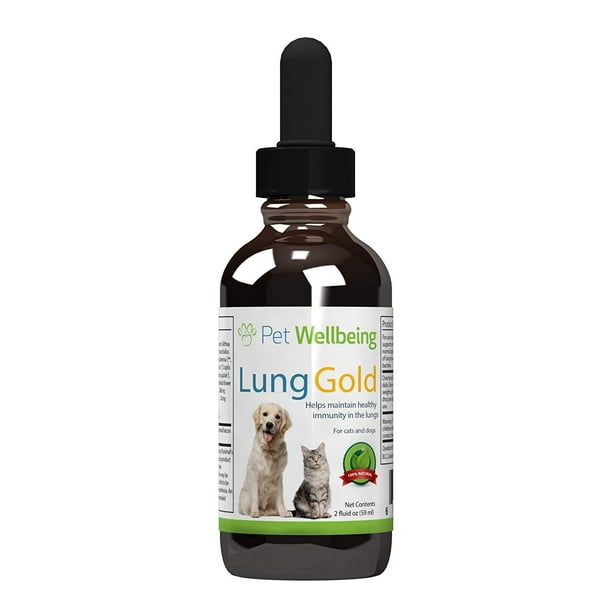 Pet Wellbeing Dog Easy Breathing & Natural Cough Support Lung Gold