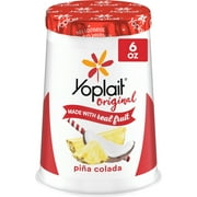 Yoplait Original Pina Colada Low Fat Yogurt, 6 oz Yogurt Cup