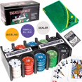 thumbnail image 1 of Poker set 200 Markers & 2 decks - Game night multi-colored, Texas Hold'em Poker, 1 of 5