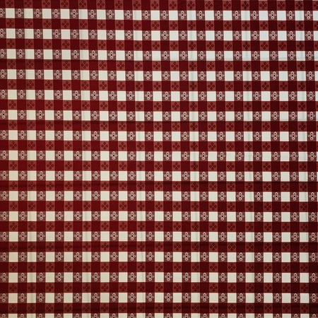 Printed Tavern Check on Poplin Fabric for Arts Crafts Sewing 1 Yard (36 x60 )