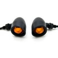 thumbnail image 3 of Krator Motorcycle 2 pcs Black Amber Turn Signals Lights Compatible with Yamaha Raider S XV 1900 XV1900, 3 of 6