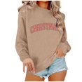 thumbnail image 5 of Womens Casual Christmas Tee Shirts Cropped Sweatshirt Zip White Cardigan Sweaters Long Sleeve Fall Tops 2025 Long Sleeve Crop Top Pack, 5 of 5