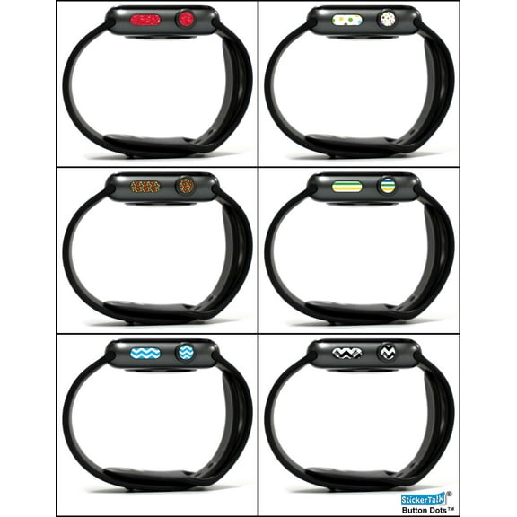 Whimsical Apple Watch Crown Button Dots