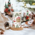 thumbnail image 2 of Yayeee Flameless Candles with Remote Flickering Battery Operated Multi Color Changing, Brown Nordic Christmas House, 2 of 7