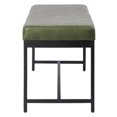 thumbnail image 4 of Safavieh Chase Retro Glam Faux Leather Bench, 4 of 10
