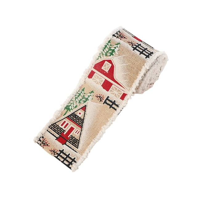 COM1950s Christmas Tree Decorations, Small Christmas Tree, Christmas Snow Ribbon Car Christmas Tree Holiday Decoration Ribbon Gift, Christmas Tree Stand, Christmas Tree Ribbon
