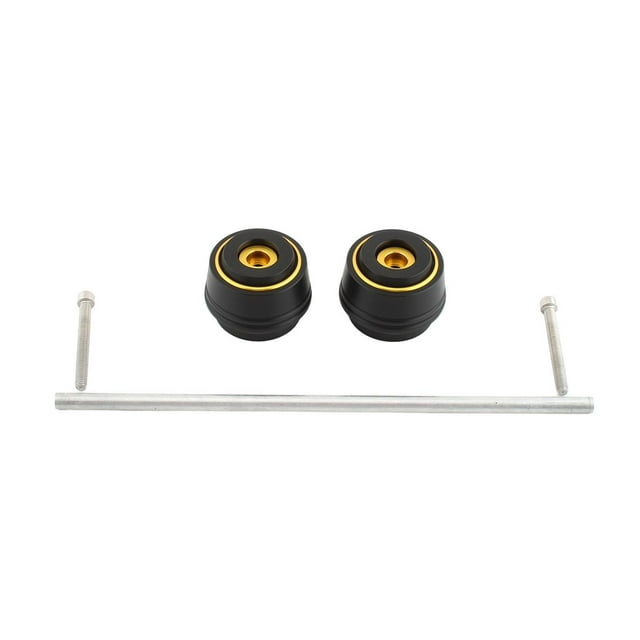 funtasica Front Wheel Axle Fork Slider Easy Installation for Zontes Shengshi 368D Gold