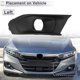 thumbnail image 3 of Cubierta de luz de niebla frontal izquierda de Bargains Únicos para Ford Escort 2019, inserciones de cubierta de luz de niebla del parachoques delantero inferior No. JD8BR19953BC3JA6 ABS 1 Pc, 3 of 7