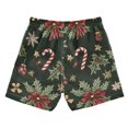 thumbnail image 7 of FORMRS Boys Swim Trunks Quick Dry Mesh Liner Boardshorts Sizes XS-XL, Green Christmas Holly, 7 of 7