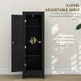 thumbnail image 4 of HOMCOM Garde-Manger de Cuisine avec Tablettes Ajustables Porte Simple pour Salle à Manger, 4 of 10
