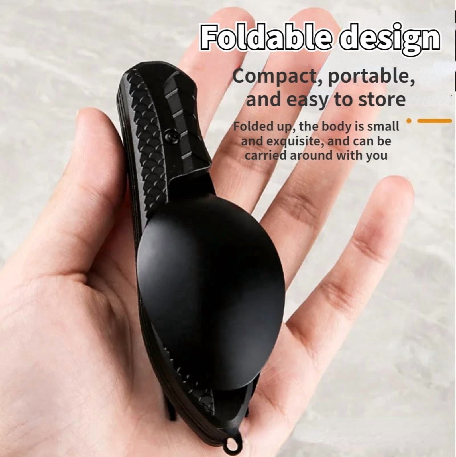 Outdoor Camping Folding Cutlery Set Stainless Steel Spoon Fork Knife Bottle Opener Multitool Portable Hiking Travel Tableware Kit