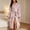 Coffee, variant on WIZUTIZ Women's Solid Color Fleece Shawl Collar Thick Flannel Bathrobe Long Robe with Belt and Pockets Unisex Loungewear Winter Cozy Sleepwear