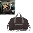 thumbnail image 4 of Lightweight Sports Gym Bag with Pocket, Water Resistant Travel Tote for Women Men, Foldable Portable Carry On Weekender Overnight Bag for Swimming Yoga Fitness Activity Storage, 4 of 7