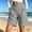 #0297-Black, variant on Womens High Waist Plaid Bermuda Shorts with Pockets Elastic Back Wide Leg Casual Bottoms for Daily Summer