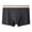 Dark Gray, variant on Mens Cotton Boxer Briefs 6-Pack, Dark Gray Breathable Soft Underwear with Comfort Waistband for Men Big and Tall, Moisture Wicking Boxer Shorts,Size 4XL