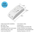 thumbnail image 3 of Interruptor remoto inalámbrico,Interruptor de Control de Voz Wifi Retroadaptado Temporización/Cuenta Regresiva Del Disyuntor Romacci Interruptor remoto inalámbrico, 3 of 7