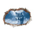 thumbnail image 3 of Adhesivos de pared Moonlit Wolf Breaking, 50 x 70 cm, 3 of 3