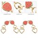 thumbnail image 3 of Chain Accessories Bag Extension Chain for DIY Use 2Pcs Alloy Red Strap, 3 of 5